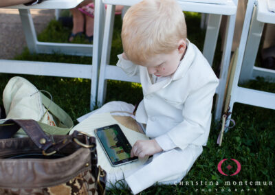 Walking down the aisle was hard work.