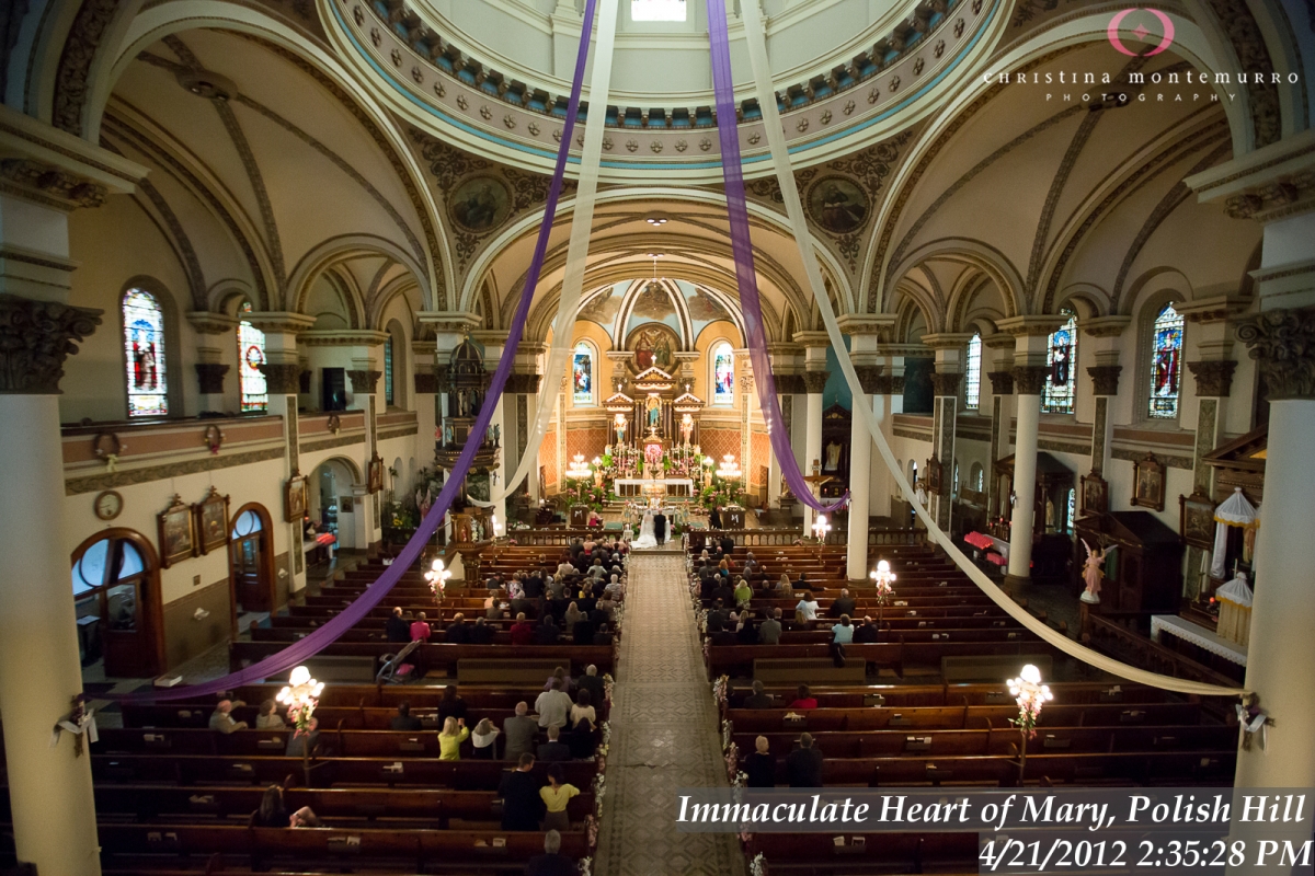 Immaculate Heart Of Mary Church Weddings Pittsburgh Wedding
