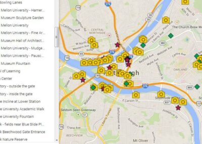 Announcing the Pittsburgh Wedding Photography Location Guide Map!