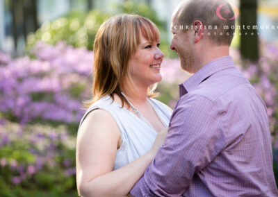 Rebekah & Matt’s spring engagement session in Downtown Pittsburgh