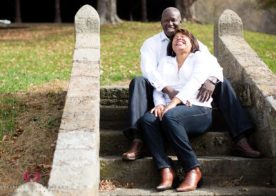 Rachael and Marcell’s fall engagement session – North Park, Pittsburgh