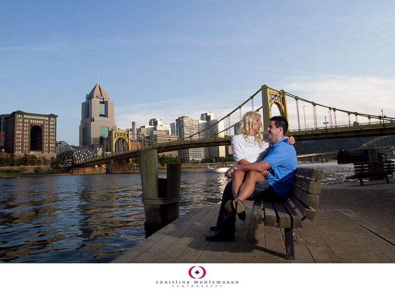 Lisa Bill Pittsburgh North Shore Engagement Photos