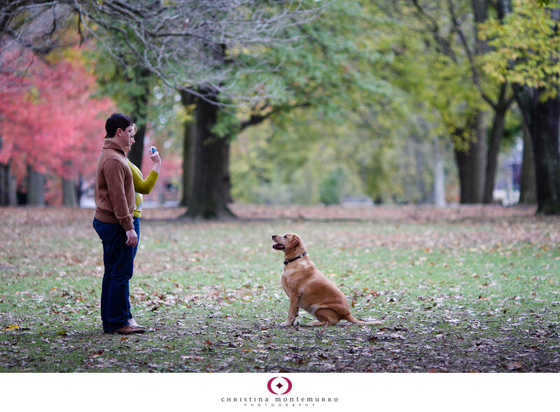 Frick Park Fall Engagement Session Photos Pittsburgh