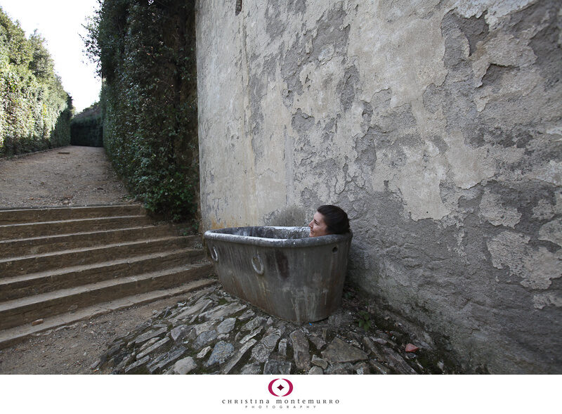 Bathtub in Boboli Gardens, Florence Italy