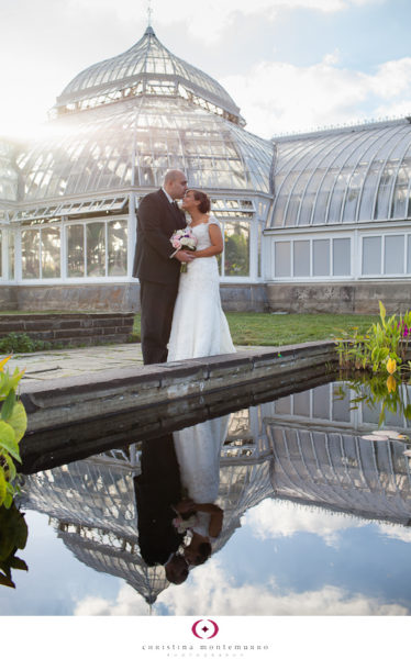 Phipps Conservatory Wedding Reception Pittsburgh Wedding Photos water garden