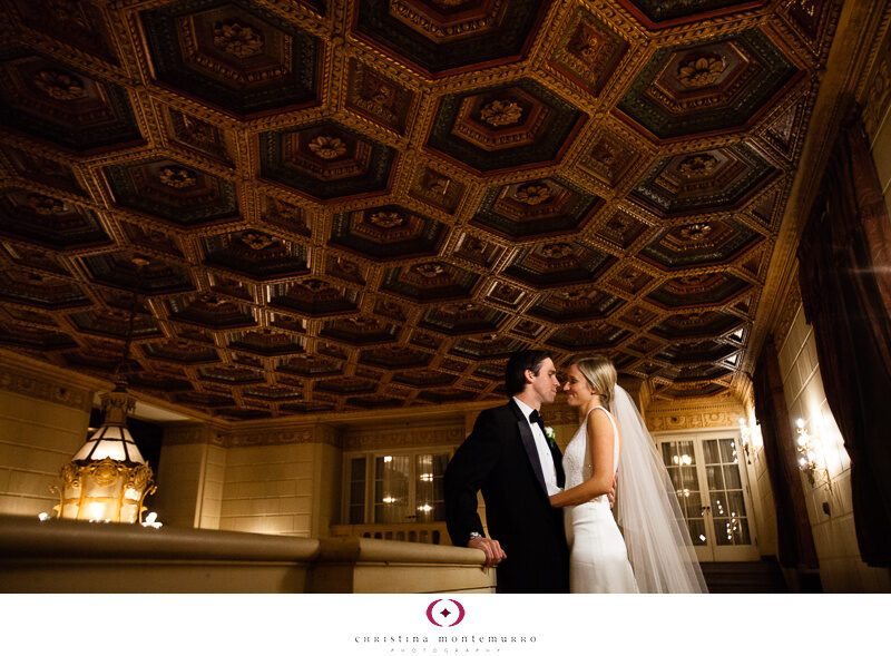 Laura Andrew Omni William Penn Hotel Mezzanine Pittsburgh Wedding Photography