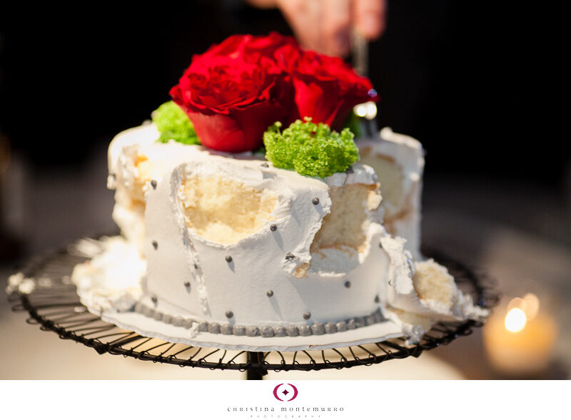 Heinz History Center Wedding Reception Cake Centerpiece Oakmont Bakery
