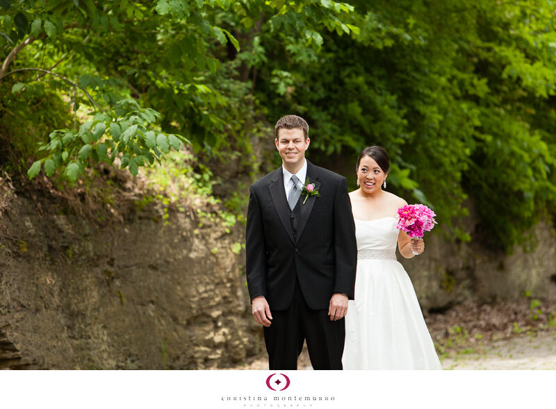 First Look Schenley Park Pittsburgh Wedding Photography