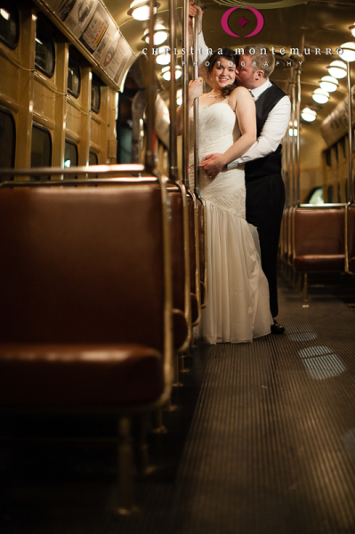 Heinz History Center Pittsburgh Great Hall Trolley Bride Groom